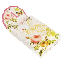 Punch Studio Greeting Card Set Pouch Box Initial