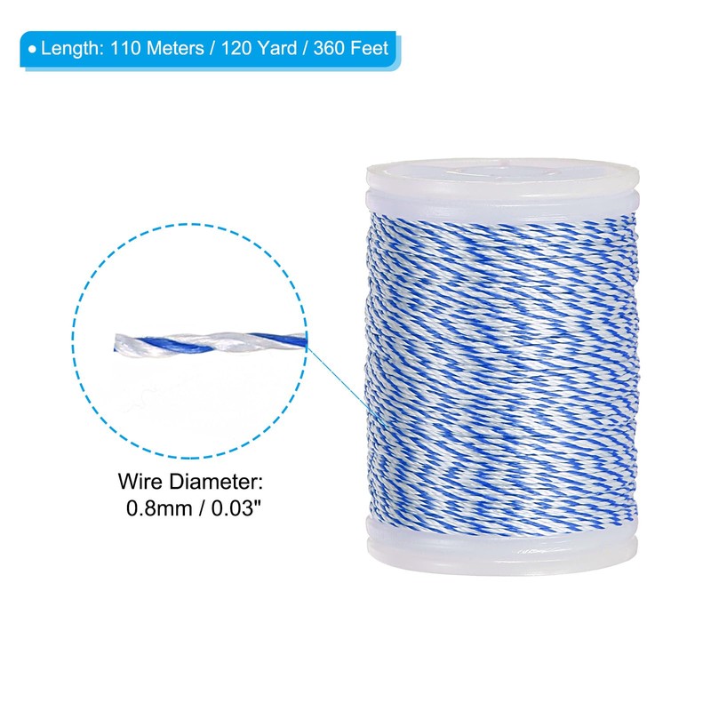 PATIKIL Archery Bow String Serving Thread 120 Yard/110M, 0.03" /