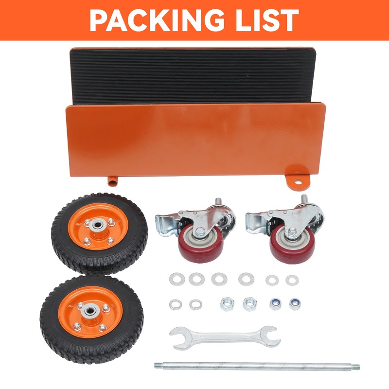 AIWFL Panel Dolly Heavy Duty Door Cart 1200LBS Capacity 4