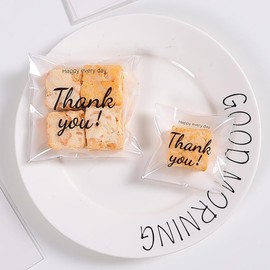 Nanaiche 100 Pcs OPP bag Clear Self Sealing Cellophane Bags,Gifts bag,Cookie Bags Resealable Cellophane Bag for Packaging Cookies,Favors, Products,Candy (2.7×2.7 in)