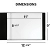 Dunwell 8.5x11 Portfolio Binder (Horizontal), Plastic Presentation Book, 24 Pockets