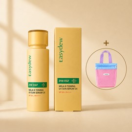 Easydew Mela Be Toning UV Sun Serum 2X 40ml + mesh bag / 이지듀 멜라 비 토닝 UV 선 세럼2X 40ml+메쉬백 구성