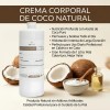 Crema Corporal Coco 1 Lt Vegana Nutritiva Hidrante