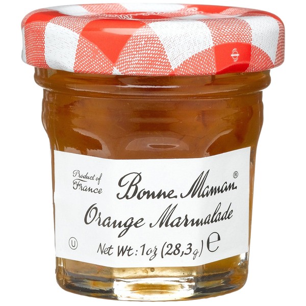 Bonne Maman Mini Preserves - Orange Marmalade, 1 oz, Case of 60