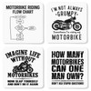 Getting Shirty Set Of 4 Motorbike/Motorcycle Drink Coasters