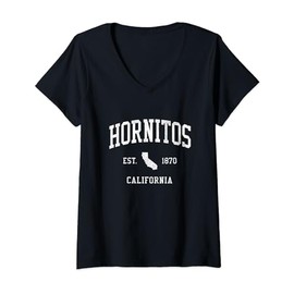 Hornitos CA Vintage Athletic Sports JS01 V-Neck T-Shirt