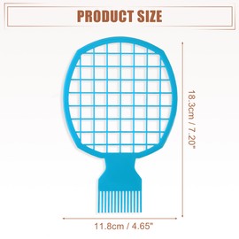 VOCOSTE Twist Comb, Hair Pick Combs, Afro Curl Comb Twist Comb Tool, Blue