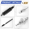 Golf Cart Governor and Accelerator Cable Kit for Club Car