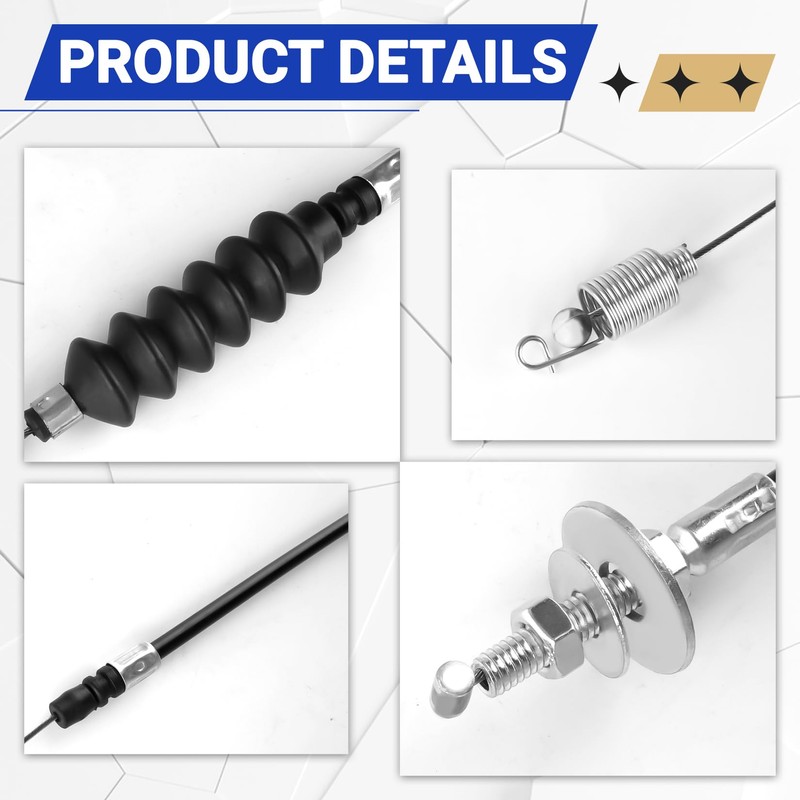 Golf Cart Governor and Accelerator Cable Kit for Club Car