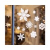 Kaemingk Snowflake Reusable Christmas Window/Craft Stickers - 42 various sizes-