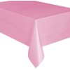 Unique Party Plastic Rectangular Short Fold Table Cover - 54”
