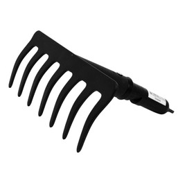 Zenport J4007 Soil Rake Attachment, Garden Multi Tool, Black
