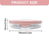 Pink Ultra-Thin Loose Powder Box – Powder Puff and Container