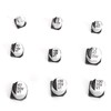 400Pcs SMD Electrolytic Capacitor 24 Values Aluminium 1uF‑1000uF Accessory Set