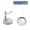 Boat Cam Latch, Marine 316 Stainless Steel Flush Pull Hatch