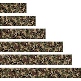 White Water Archery Laminated Woodland Deer Camo Arrow Wraps 15 pk Choose Length Width (4, 1)