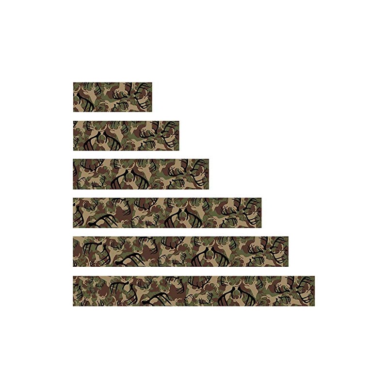 White Water Archery Laminated Woodland Deer Camo Arrow Wraps 15