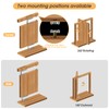 TheElves Pivot Hinge, Heavy Duty Pivot Hinge Hardware Kit 180°/360°