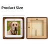 Zibrelte Natural 5x5 Picture Frame Wood with Mat for Pictures