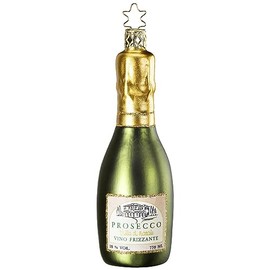 Inge-glas Christmas Tree Decoration Bottle Prosecco
