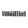 13pc Impact Socket Driver Bits Screwdriver Phillips Slotted Flathead Allen