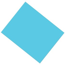PEACOCK Pacon® PAC53871 Coated Poster Board, Light Blue, 22" x 28", 25 Sheets