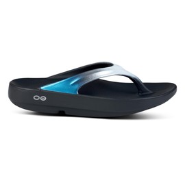 OOFOS OOlala Luxe Recovery Sandal, Frost - Women’s Size 5