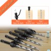 Bestgle 5 Pcs Countersink Drill Bits, HSS Taper Counter Sinker