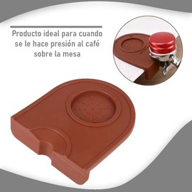 Mebix TRD Base Tamper para Café Antideslizante - Alfrombrilla Protectora para Cafeteras Profesionales y Estación de Café - Portafiltro para Cafetera Barista, Accesorios para Cocina