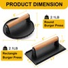 AIVIKI Burger Press, Smash Burger Press for Blackstone Griddle, Heavy