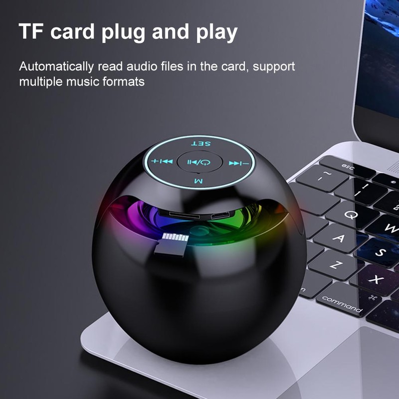 Mini Bluetooth Speaker Wireless Bluetooth Sound Box with LED Display