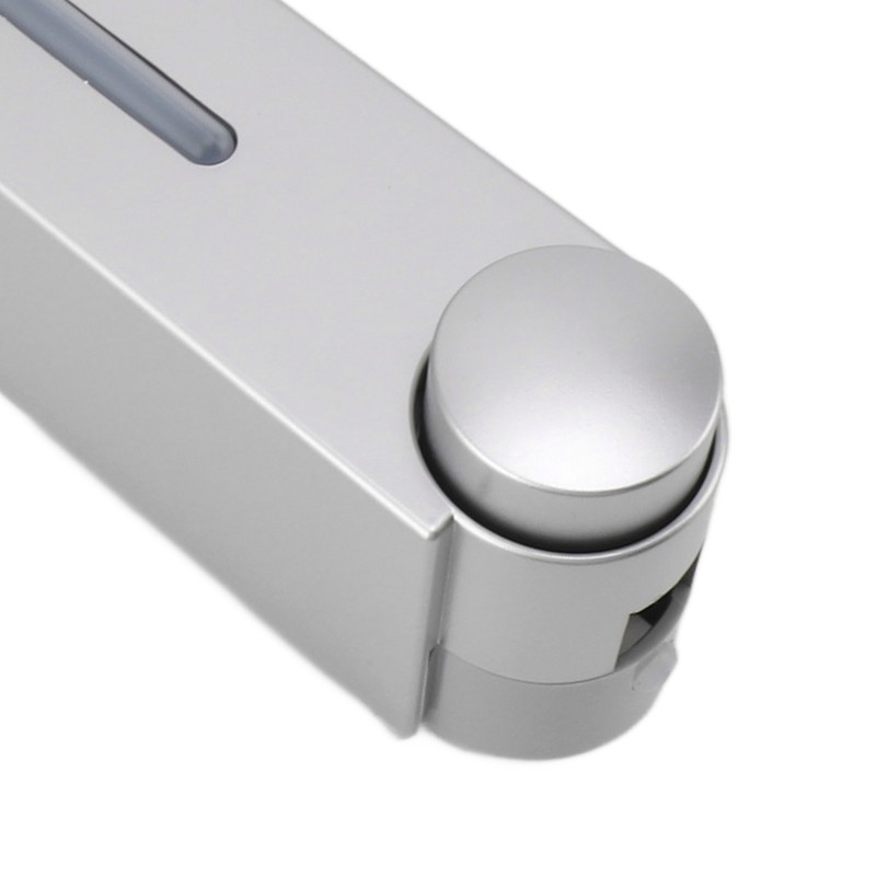 Manual Press Wall Mount Soap Dispenser Refillable Space Saving Shower