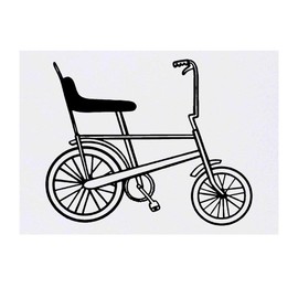 'Chopper Bike' Temporary Tattoo - Water Resistant, Skin-Safe, Non-Toxic Transfer (TO00035200)