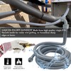 Wocloer Liquid-Tight Conduit - 1/2inch 25 Foot Flexible Non Metallic