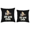 Baby Chicks in Homesteading with Off-grid Chick Throw Pillow