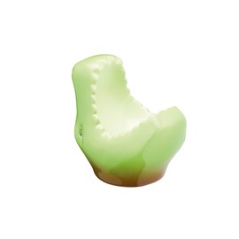 KitchenCraft KCEGGDINO Ceramic Dinosaur-Shaped Novelty Egg Cup, 7 x 5 x 7 cm (3" x 2" x 3") - Green