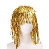 Garneck 6 Pcs Foil Tinsel Wigs Fancy Dress Shiny Wig