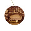 Cedar Ornament - Free Range American Bison