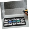 BIUDECO Portable Makeup Pallets Pack Acrylic Eyeshadow Cases Magnet for