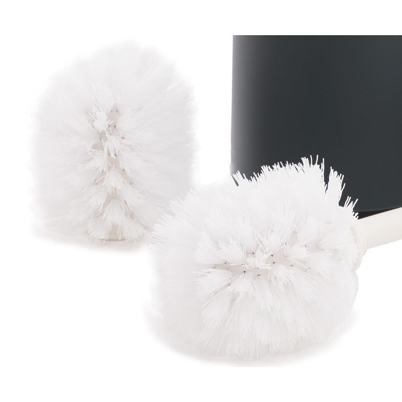 CleanPEAK Pack of 2 replacement toilet brush heads 17mm thread