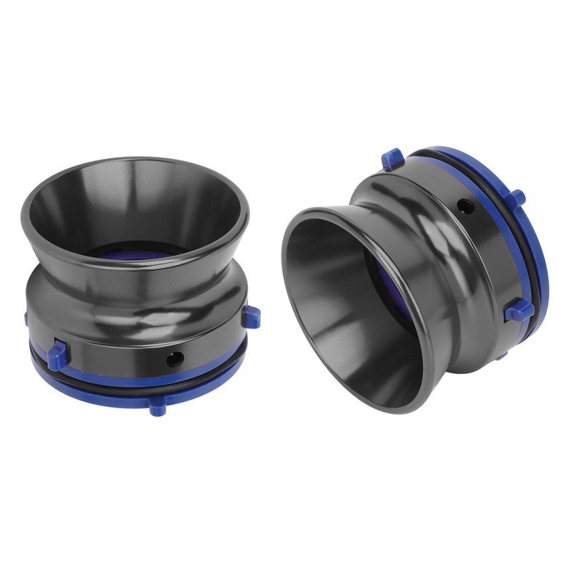1 Pair NAB Hub Adapters Polished Aluminum Alloy Universal Loading