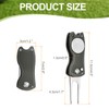 PATIKIL Golf Divot Repair Tool, Foldable Metal Golf Green Divot