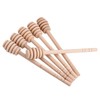 50Pcs/set Household Wooden Jam Honey Dipper Jar Dispensing Collecting Stirring