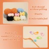 Jmuiiu Animal Crochet Kit,Crochet Starter Kit,Starter Pack 4 Cute Pattern