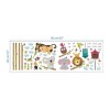 DaraBaby Vinil Decorativo Infantil Regla Medición Animales Dela Selva