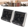 Pack of 2 Digital Timer, Magnetic Timer Clock, Short Timer,