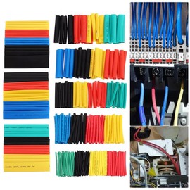 AYMBH 328 Pcs Heat Shrink Tubing Kit - 8 Sizes, 5 Colors, Electric Insulation & Wire Repair Sleeves, Flame-Retardant, Waterproof, DIY Electrical Repairs & Workshop Tools for Electrical Insulation Wrap