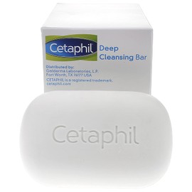 Cetaphil Deep Cleansing Face & Body Bar for All Skin Types, 3 Count