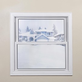 M-D Building Products 04283 84 in. x 110 in. Polar Block Clear Plastic Large Patio Window Insulation Kit