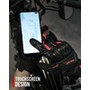 BORLENI Motorcycle Gloves Breathable Motorcycle Gloves Leather Full Finger Knuckle